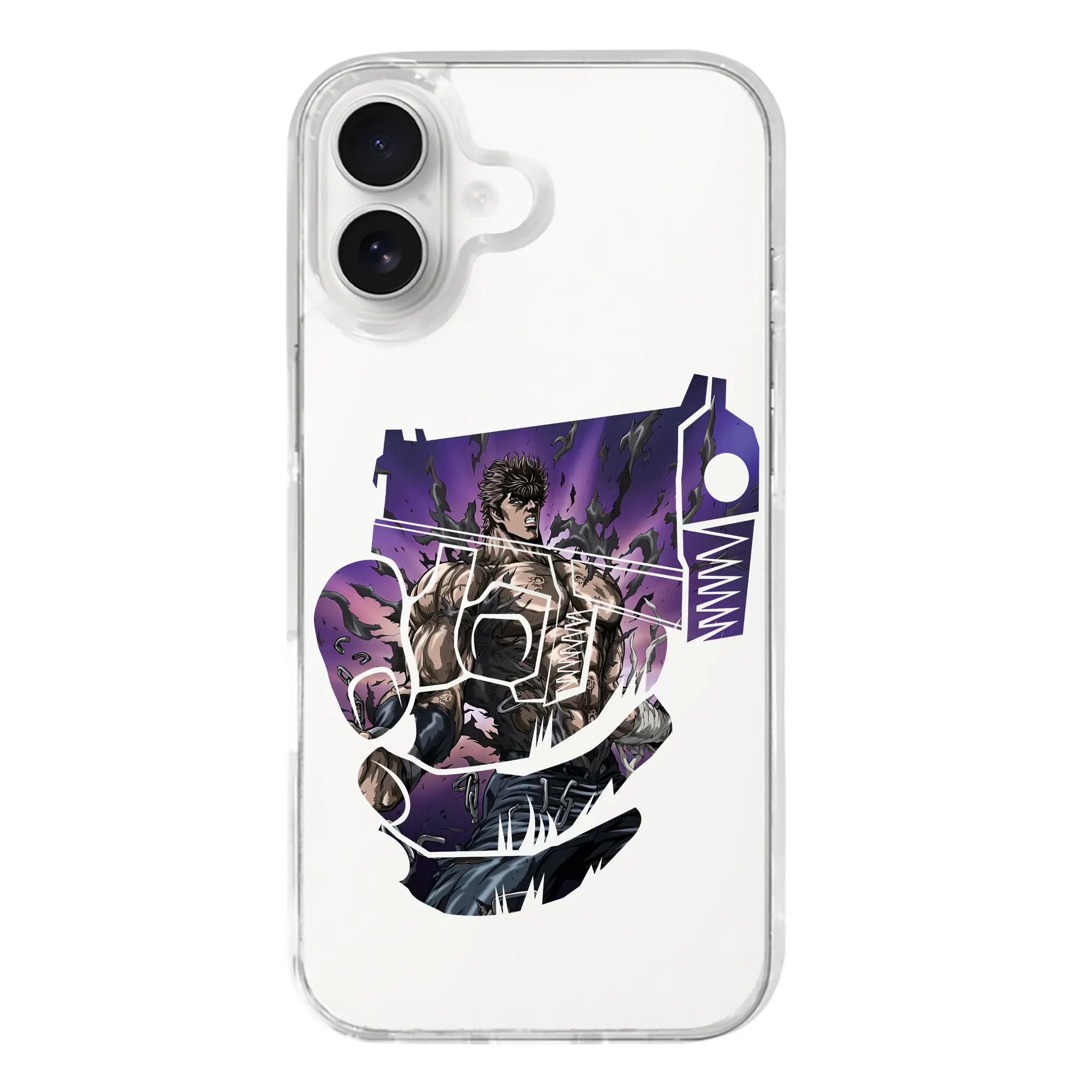 北斗の拳 グッズ,ケンシロウ - iPhone 17シリーズ 透明スマホケース – 薄型・耐衝撃・精密フィット保護カバー